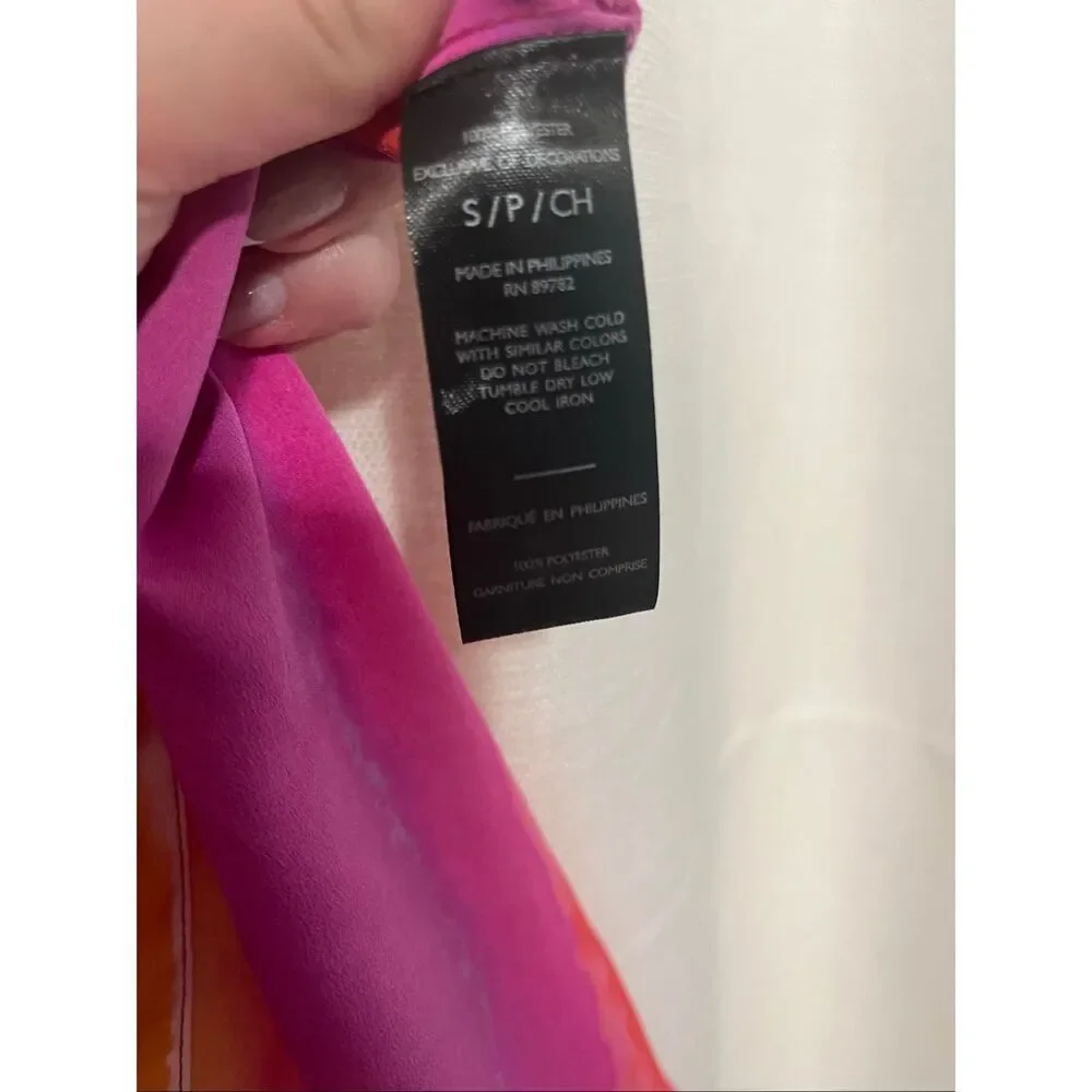 Natori womens Nikko Wrap,Pink Sz Small NWT - Picture 12 of 13